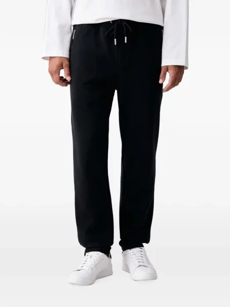 Pantaloni Karl Lagerfeld alergare cu cordon albastru