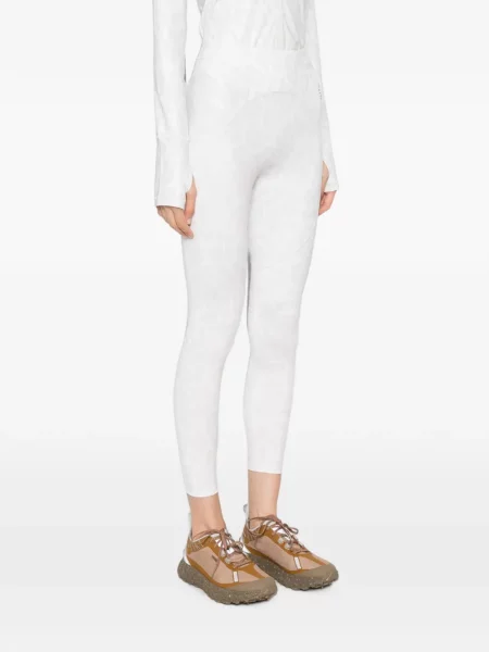 Κολάν Adidas By Stella Mccartney με σχέδιο με λεοπαρ μοτιβο λευκό