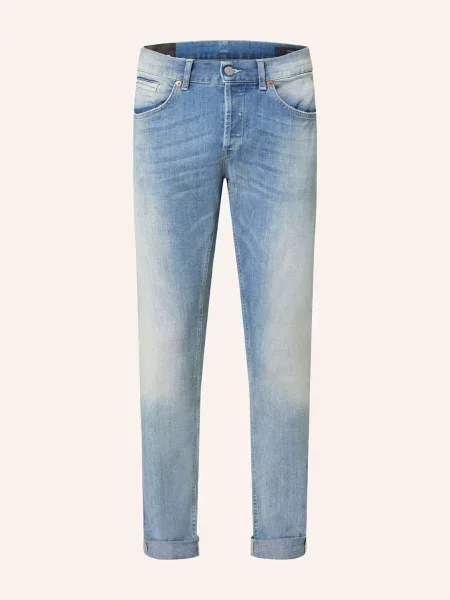 Skinny jeansy Dondup niebieskie