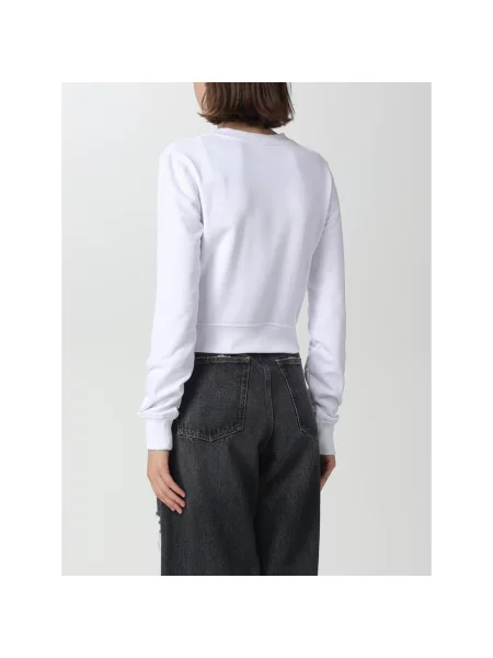 Diesel bluza F-SLIMMY-OD SWEAT-SHIRT z aplikacją biały