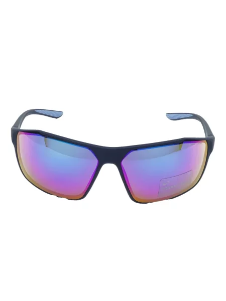 Ochelari de soare Nike cu cordon din jerseu cu imprimeu abstract gri
