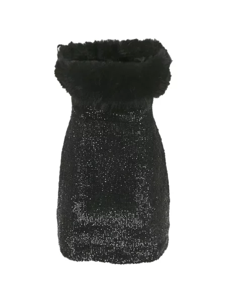 Rochie mini Retrofete cu paiete negru