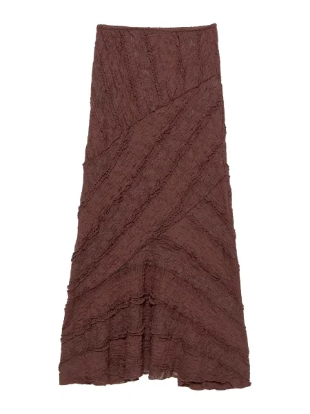 Pull&Bear Suknja kestenjasto smeđa