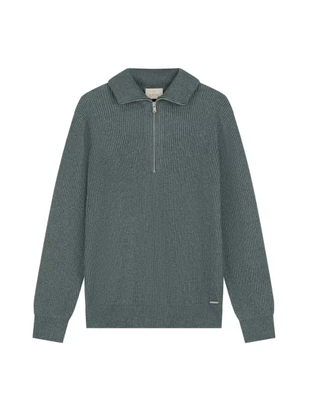 Sweter z golfem Dstrezzed zielony