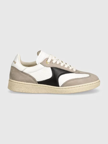 Filling Pieces sneakersy skórzane Sprinter beżowe