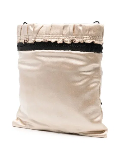 Saténová crossbody kabelka Prada Pre-owned s autogramem