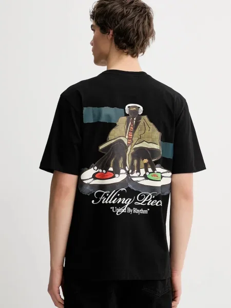 Тениска Filling Pieces T-shirt DJ черно