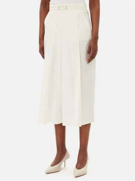 TWINSET Fustă trapez bej