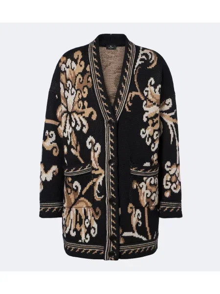 Cardigan Etro de lână negru