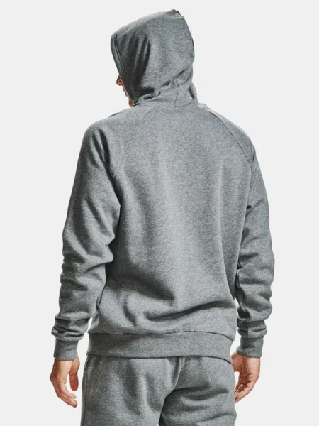 Olcsóbban. férfi melegítőfelső Under Armour Rival Hoodie pitch gray light heather/onyx white. Méret: XXL szürke