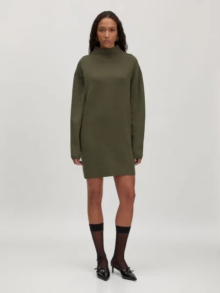 EDITED Rochie dimensiuni mari Ola / kaki verde