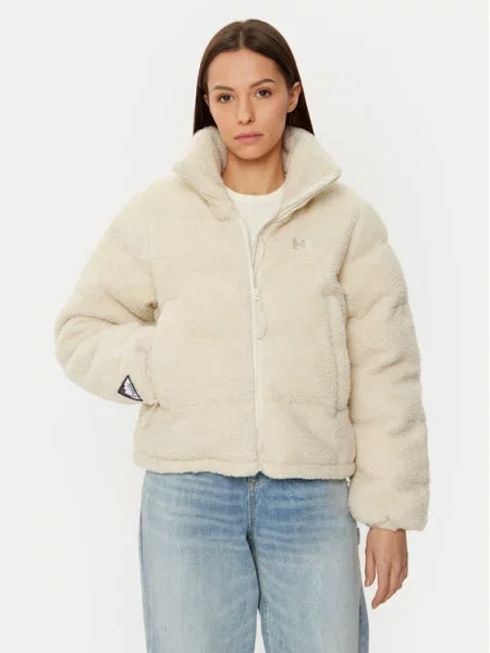 Пуховик Helly Hansen Тедди бежевый