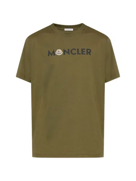 Tricou Moncler cu imagine verde
