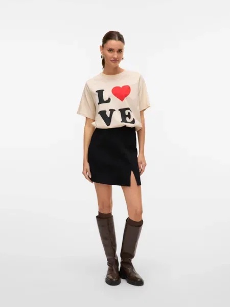 VERO MODA Fustă VMNELLY' negru