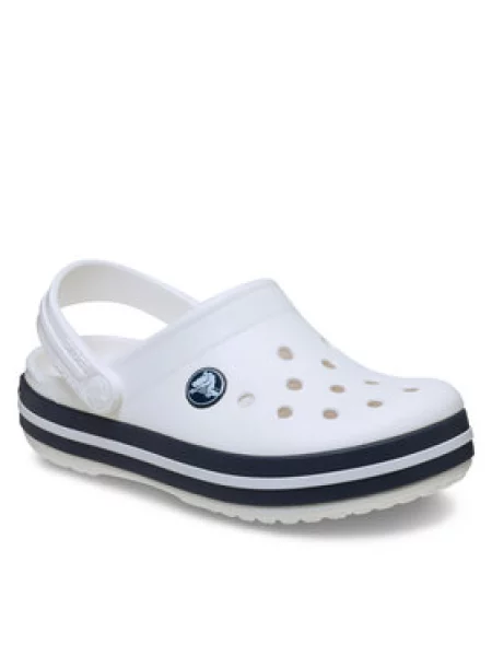 Dětské pantofle Crocs bílé