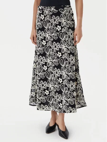 Luisa Spagnoli Спідниця-міді Tenente чорний