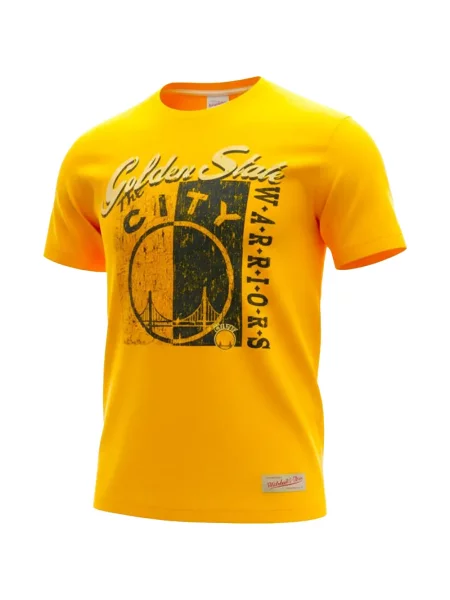Tricou Mitchell & Ness galben
