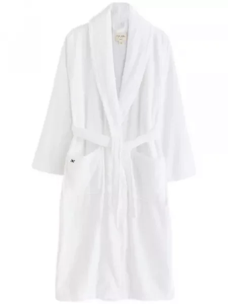 Next Halat de baie lung alb