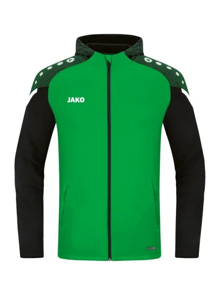 JAKO Geacă sport verde iarbă / negru alb