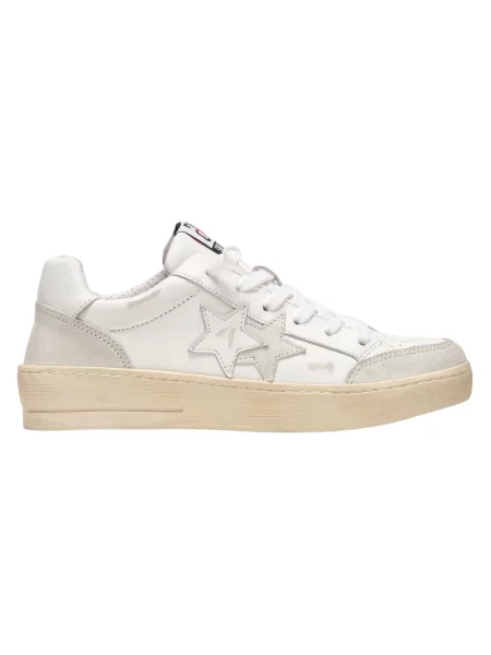 Sneakersy 2star skórzane białe