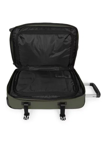 EASTPAK Kufor na kolieskach Transit'r tmavozelená čierna