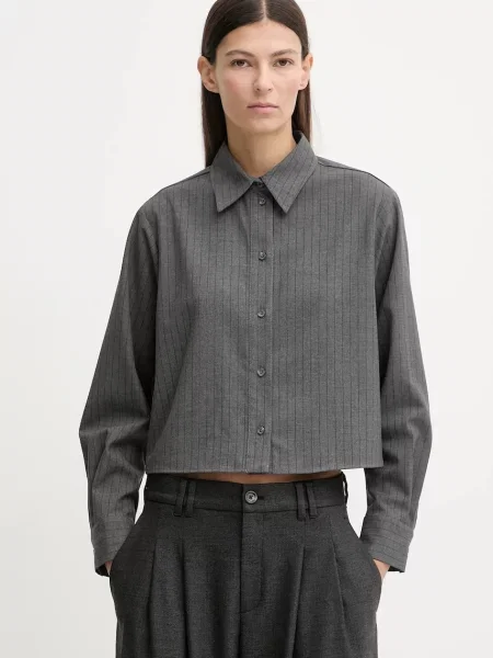 Marc O'Polo cămașă cu guler clasic relaxed gri