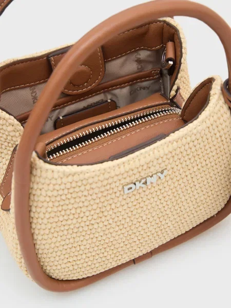 Сумка хобо Dkny бежева