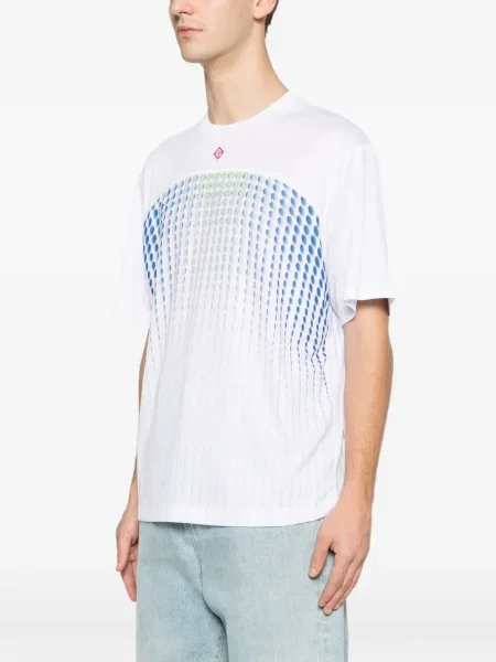 Tricou Casablanca tenis alb