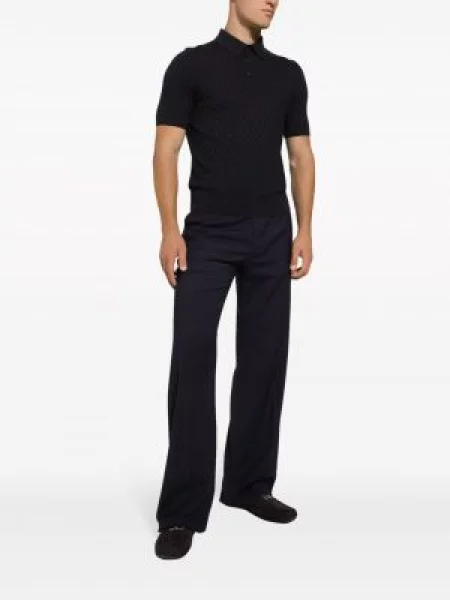 Pletené polotričko Dolce & Gabbana modré
