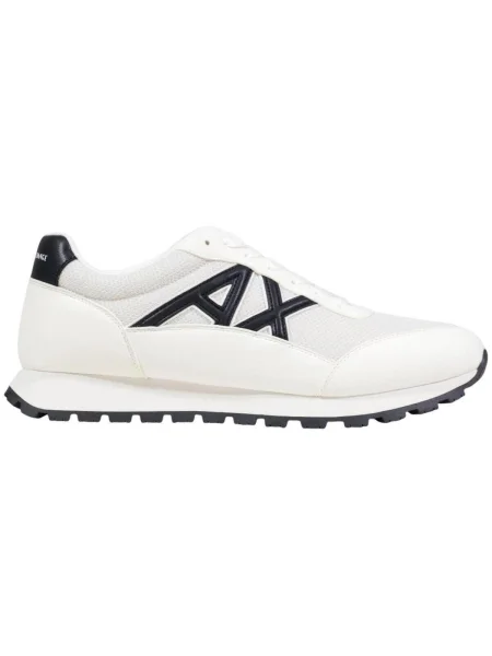 Sneakerși Armani Exchange alb