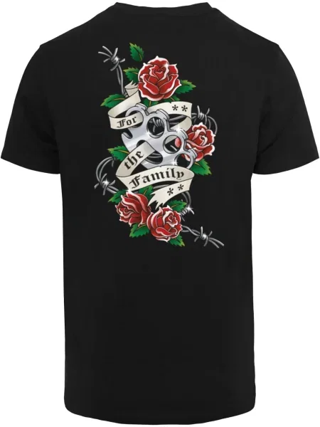 Mister Tee Tričko For The Family Tee zmiešané farby čierna