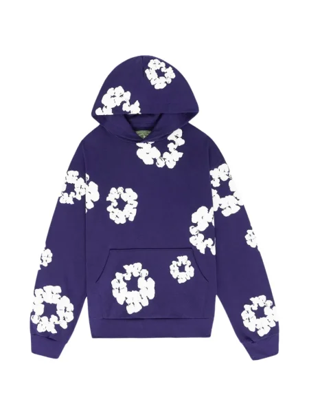 Pulover Denim Tears cu glugă violet