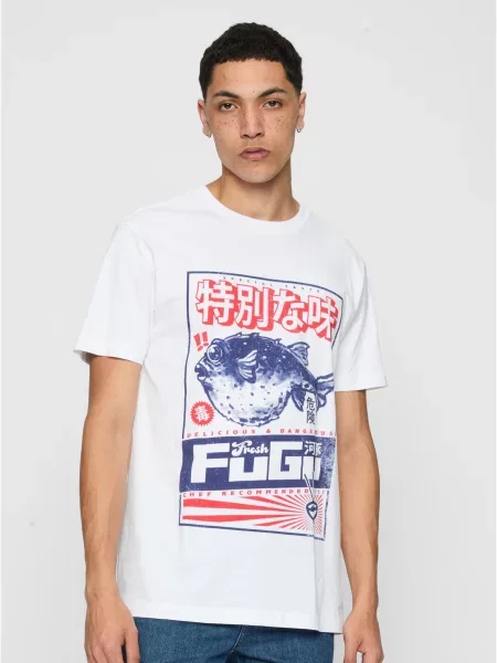 Tricou Mister Tee alb