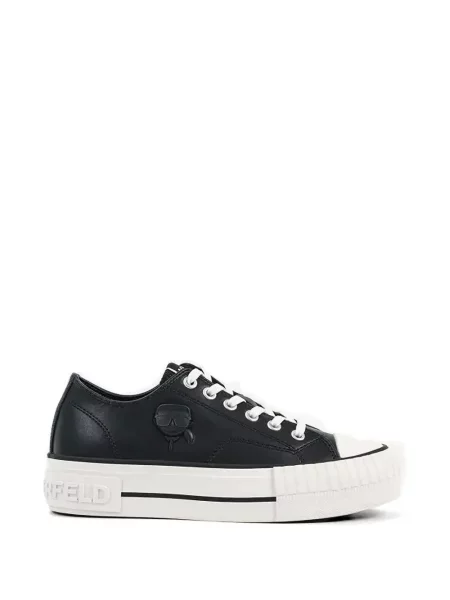 Sneakerși Karl Lagerfeld cu platformă negru