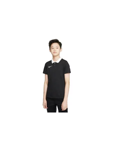 Tricou polo copii Nike negru