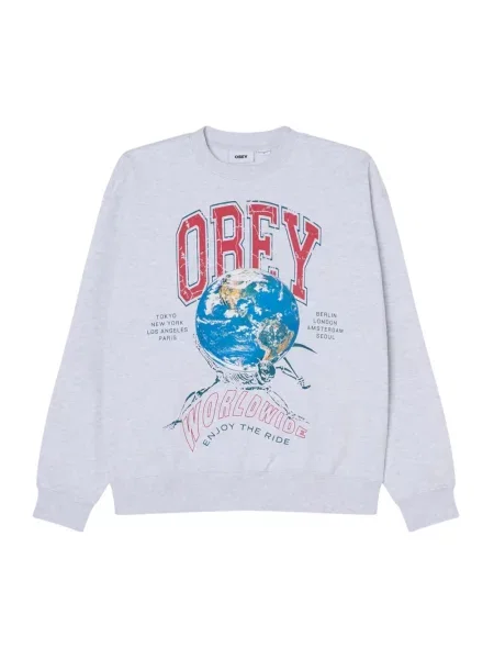 Bluza nierozpinana Obey szara