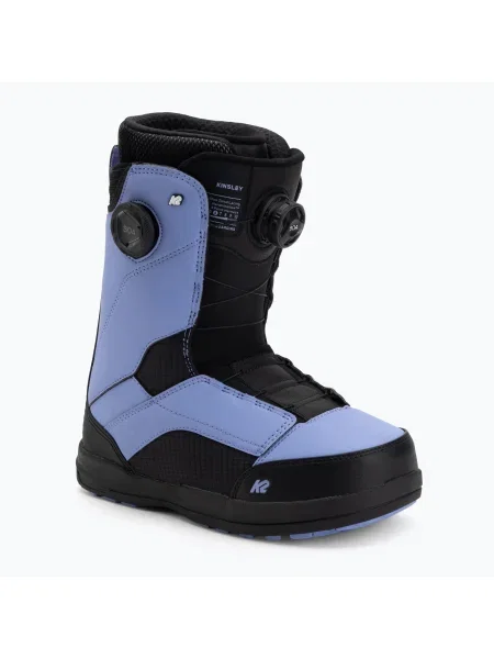 Női snowboard bakancsok K2 Kinsley black/lilac Kinsley fekete