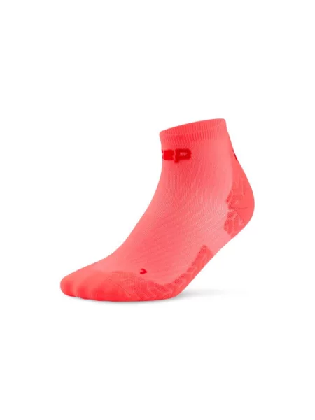 Skarpety kompresyjne sportowe za kostkę low cut Core Run Ultralight CEP pomarańczowe