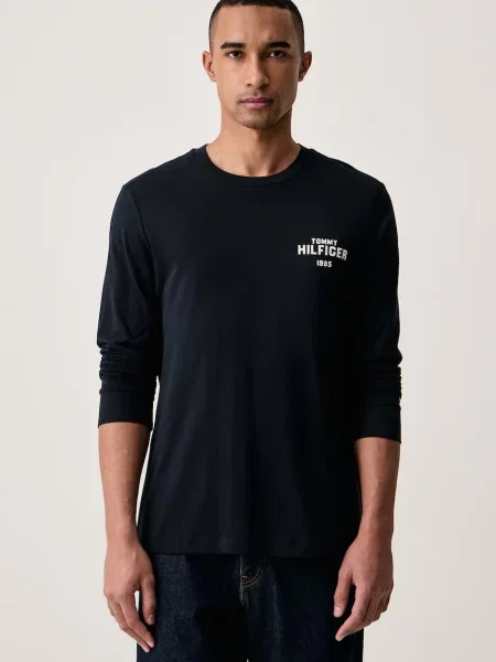 Tommy Hilfiger majica dugih rukava za muškarce od pamuka plava