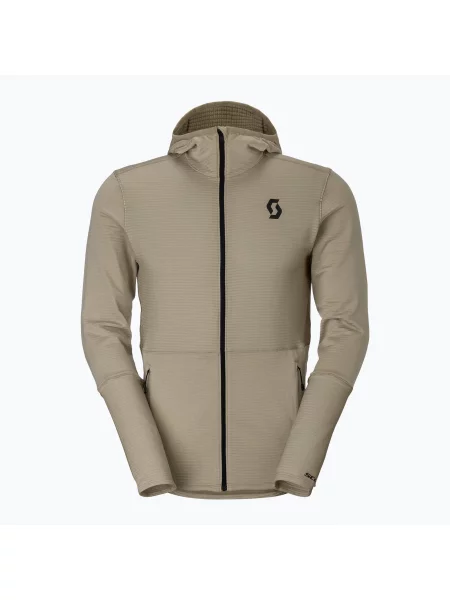 Hanorac din fleece Scott din fleece bej
