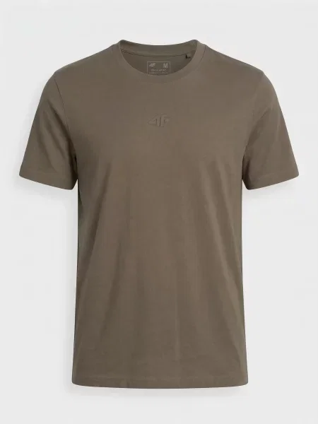 4F KOSZULKA T-SHIRT SPORTOWY KOLEKCJA LIMITOWANA brązowa