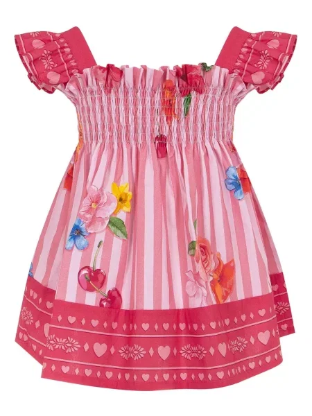 Sukienka mini dziecięca Lapin House różowa