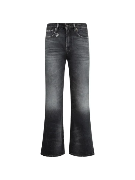 Jeansy dzwony R13 dzwony szare