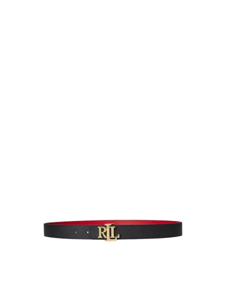 Pasek Ralph Lauren z paskiem czarny