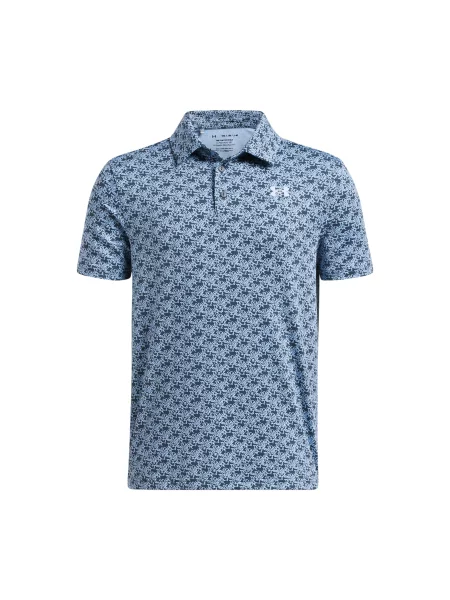 Polo Under Armour cu imagine albastru