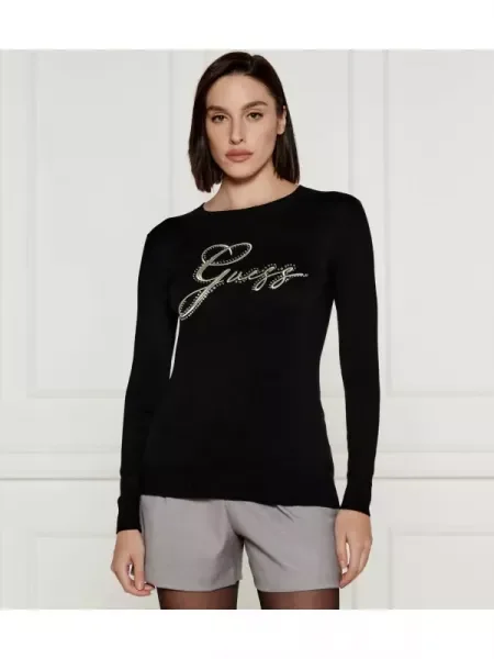 GUESS Pulover negru