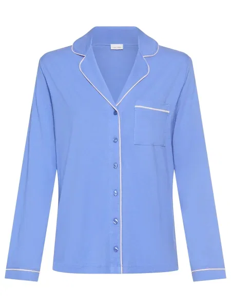 LASCANA Bluză de noapte safir / pudră roz