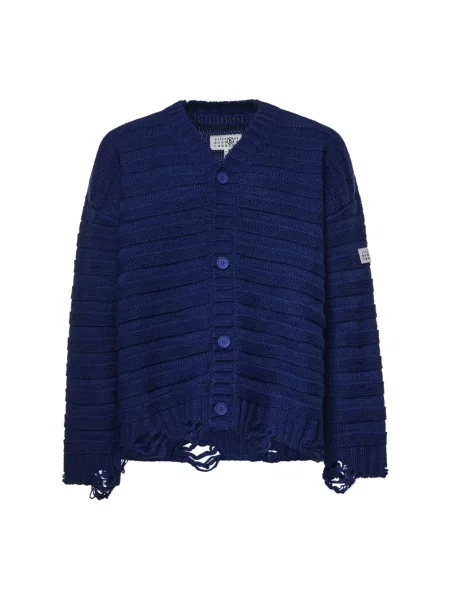 Kardigan Mm6 Maison Margiela niebieski