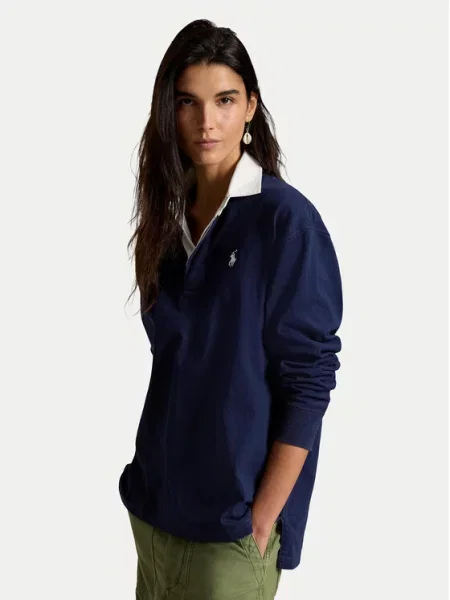 Polo Ralph Lauren Πουλόβερ Σκούρο μπλε λευκό