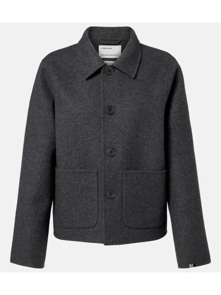 Gyapjú dzseki Extreme Cashmere szürke